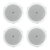 4x Monacor EDL-606 100V Celing Speaker 6W PA System Background Music Restaurant Bar